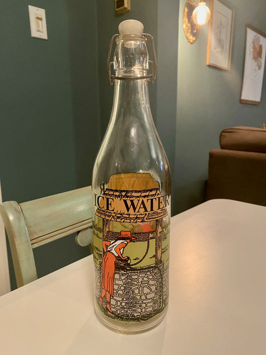 Vintage Ice Water Bottle (Made in Italy)