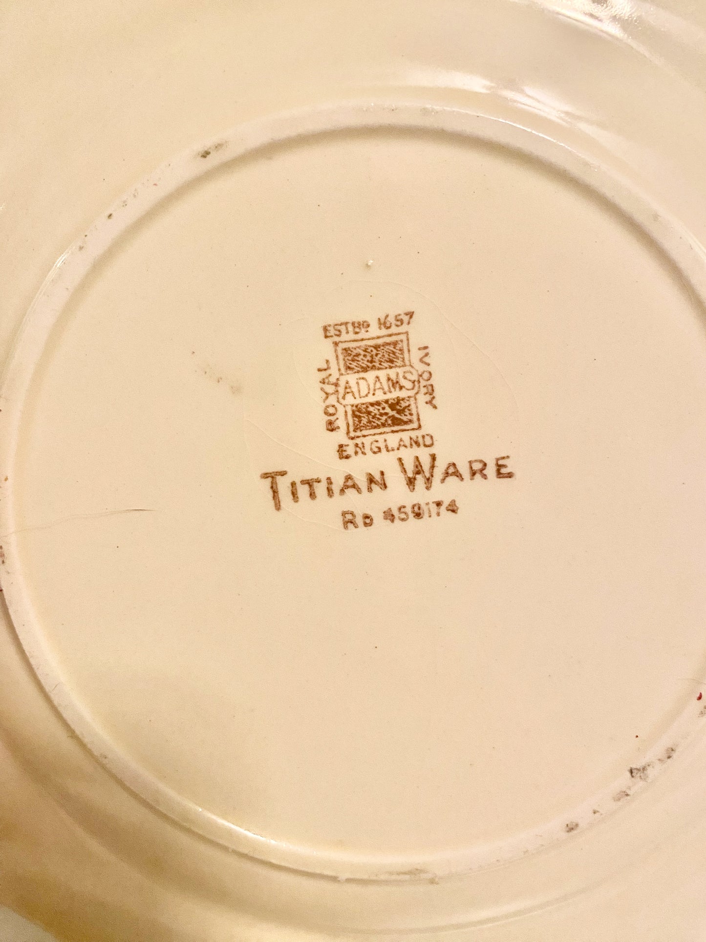 Antique Royal Adams Ivory Titian Ware