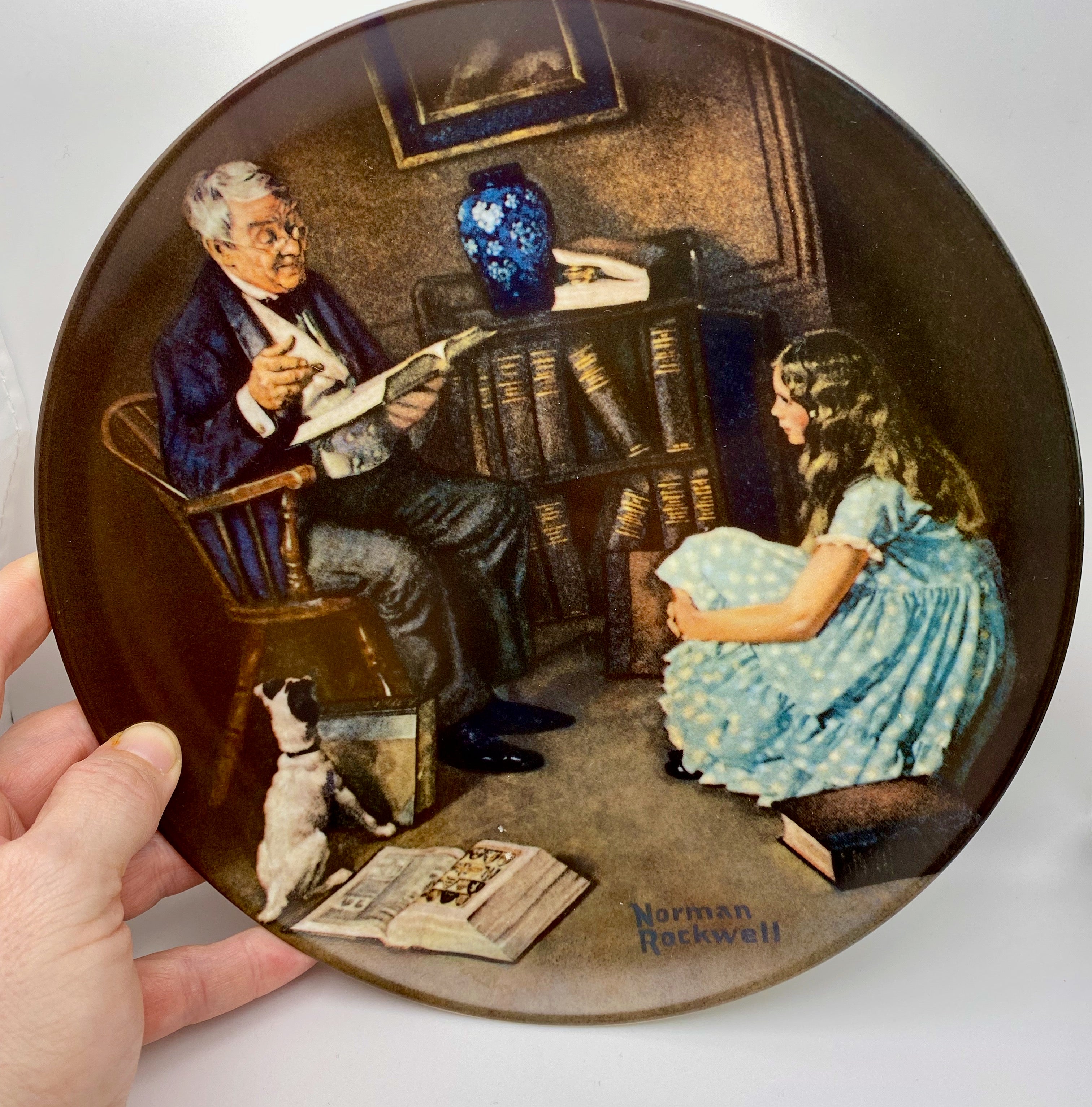 Norman Rockwell plate factory collection