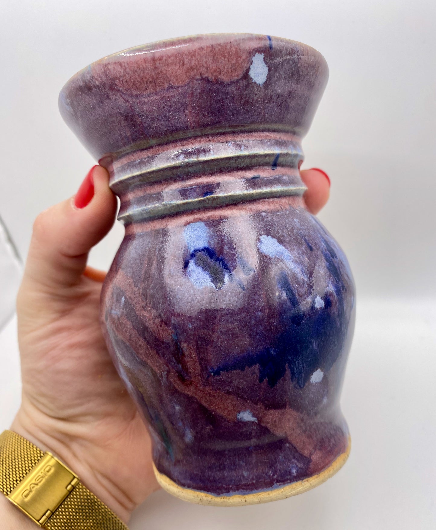 Handmade Purple Glazed Pottery