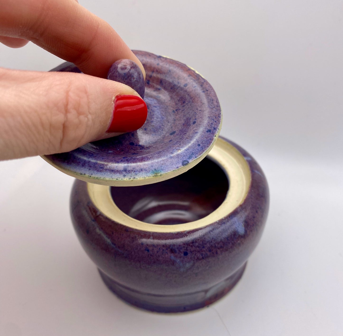 Handmade Purple Glazed Pottery